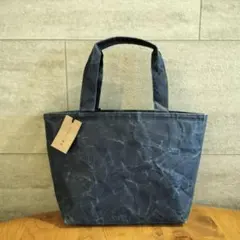 siwa 紙和 ミニトート ランチバッグ トートバッグ 紺 ネイビー