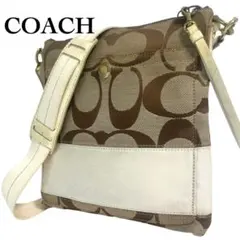 【人気】COACH コーチ ショルダーバッグ シグネチャー キャンバス 斜め掛け