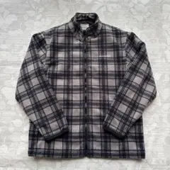 い*ち様 CONVERSE コンバース チェック柄 フリースジャケット L