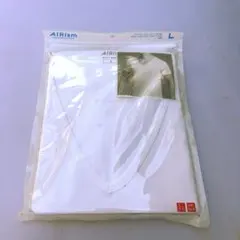 UNIQLO AIRism Lサイズ ホワイト Tシャツ