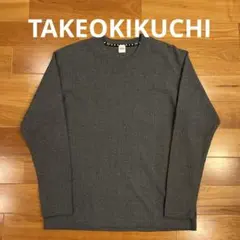 TAKEOKIKUCHI タケオキクチ 長袖 カットソー ロンT Vネック