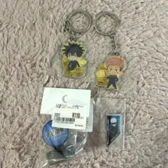 ♡呪術廻戦♡金鯱メタルキーホルダー♡伏黒恵、虎杖悠仁セット＆スタンプ＆クリップ♡