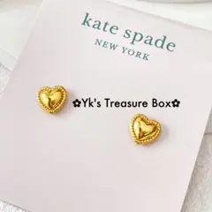 B949/kate spade/ゴールド ハート ミニサイズ ピアス