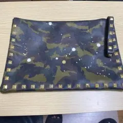ジャンティバンティ スタッズバッグ クラッチバッグ 迷彩 カモフラ