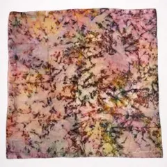 (B-41) 多色抽象模様 大判スカーフ