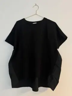 美品　honeys lusso 異素材Tシャツ　ブラックのサムネイル