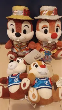 チップとデール ぬいぐるみ ディズニー 30周年 ミート&スマイル タグ付き