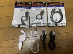 USB typeBケーブル　まとめ売り　7個