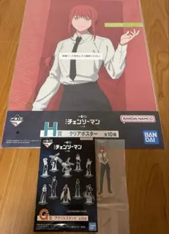 チェーンソーマン一番くじレゼ編 マキマ　クリアポスターアクリルスタンド
