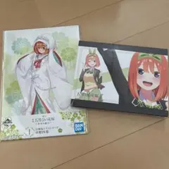 新品　一番くじ 映画 五等分の花嫁 ～幸せの結び～　I賞　四葉　＆イラストボード