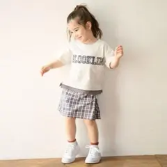 petit main ボックスプリーツスカパン　100cm