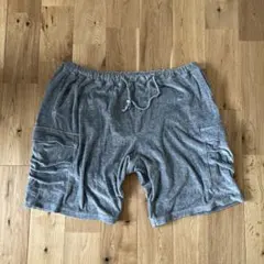 マスターピースMAD パイル地 カーゴショートパンツ グレー L ベロア調のサムネイル