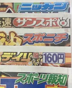 2025 阪神タイガース　新聞5部セット