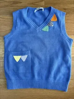 familiar 100cm 青 ベスト