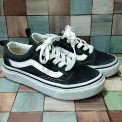Vans 黒/白 スニーカー 19cm