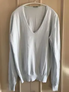 【CRUCIANI】コットンVネックプルオーバー★春夏物