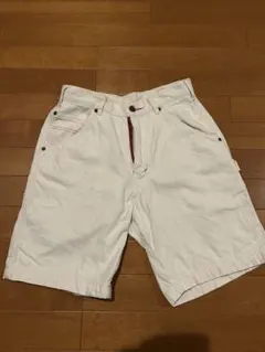 OLD STUSSY ホワイト 80s 黒タグ ペインターハーフパンツのサムネイル