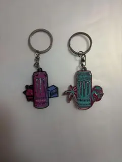 Monster Energy キーホルダー 2個セット