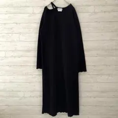 チャオパニックティピー ケーブルカット ワンピース 【S】 アシンメトリー 指穴