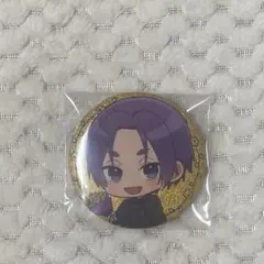 ブルーロック　御影玲王　グリッター缶バッジ　BIRTHDAY FLOWER