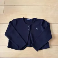 familiar ファミリア　ボレロ　カーディガン　紺　現行品　お受験　110