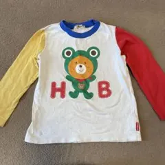 HOT BISCUITS カエルキャラクター 長袖カットソー 110