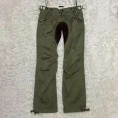 フルカウント　FULLCOUNT カーゴパンツ　スエード　オリーブ　サイズMのサムネイル