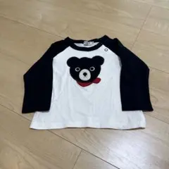 DOUBLE.B ミキハウス 長袖Tシャツ クマ 70〜80サイズ。最終値下げ。のサムネイル