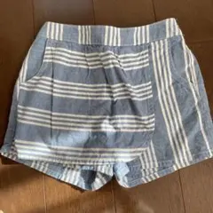 babyGap 青と白のストライプ ショートパンツ