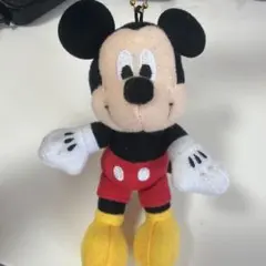 Disney ミッキーマウス ぬいぐるみ マスコット キーチェーン