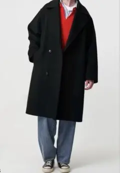キムタク着Supreme loro piana オレンジ スタンドカラーコート - メルカリ
