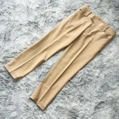 7-IDconcept. サイズ38 テーパードパンツ ベージュ 通勤レーヨン混のサムネイル