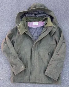 オリーブグリーン ウール混紡ジャケット