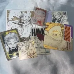 ヒロアカ展 ホークス アクリルバッジ マグネット ステッカー クリアカード