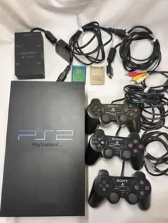PS2 本体 ➕HORI リアルアーケードPro.2➕グラディウス3&4セット 