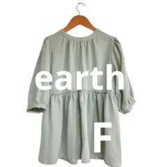 【earth music&ecology】チュニックワンピース　春服　夏服