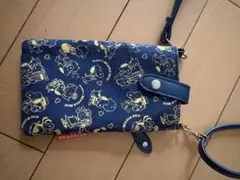 スヌーピー ショルダーポーチ 小物入れ ネイビー