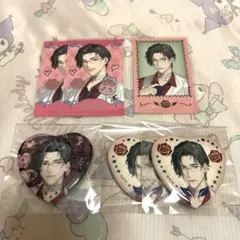 五木左京 Rose Valentine バレンタイン チェキ レア 缶バッジ