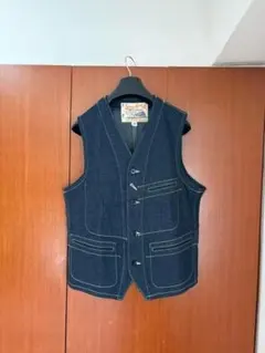 SUGAR CANE 11oz. BLUE DENIM WORK VESTのサムネイル