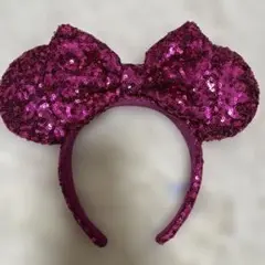 ディズニー ミ二ー耳 カチューシャ ピンク