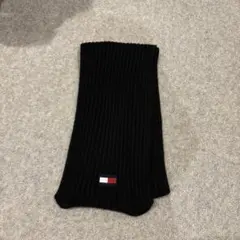 トミーヒルフィガー マフラー 黒