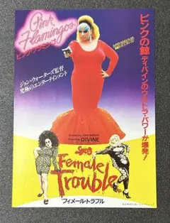 映画チラシ フライヤー 　　　　【 フィメール・トラブル 】