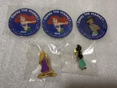 ディズニー バックビューピンズ ラプンツェル ジャスミン