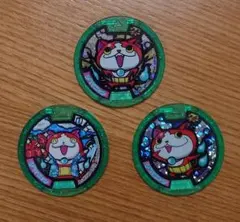 요괴워치 지바냥 메달 3종 세트