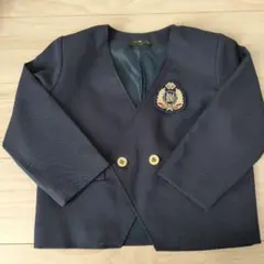麻生学園　幼稚園　冬用制服　ブレザー　ジャケット　120 ネイビー