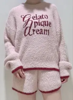 gelato pique ラメフェザープルオーバー ラメフェザーショートパンツ