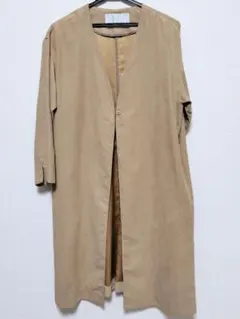 NATURAL BEAUTY BASIC ノーカラースプリングコート