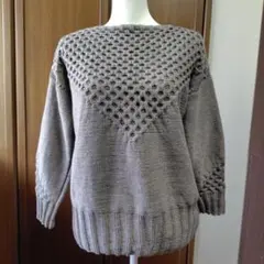 ハンドメイド　「Cloudy」セーター