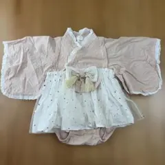 バースデイ　cottoli 袴ロンパース　80cm