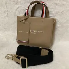 極美品 トミーヒルフィガー SHOPPERMICRO TOT ショルダーバッグ